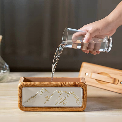 🌿 AlpineMist 600ml Dual Spray Humidifier – Snow Mountain Aroma Diffuser