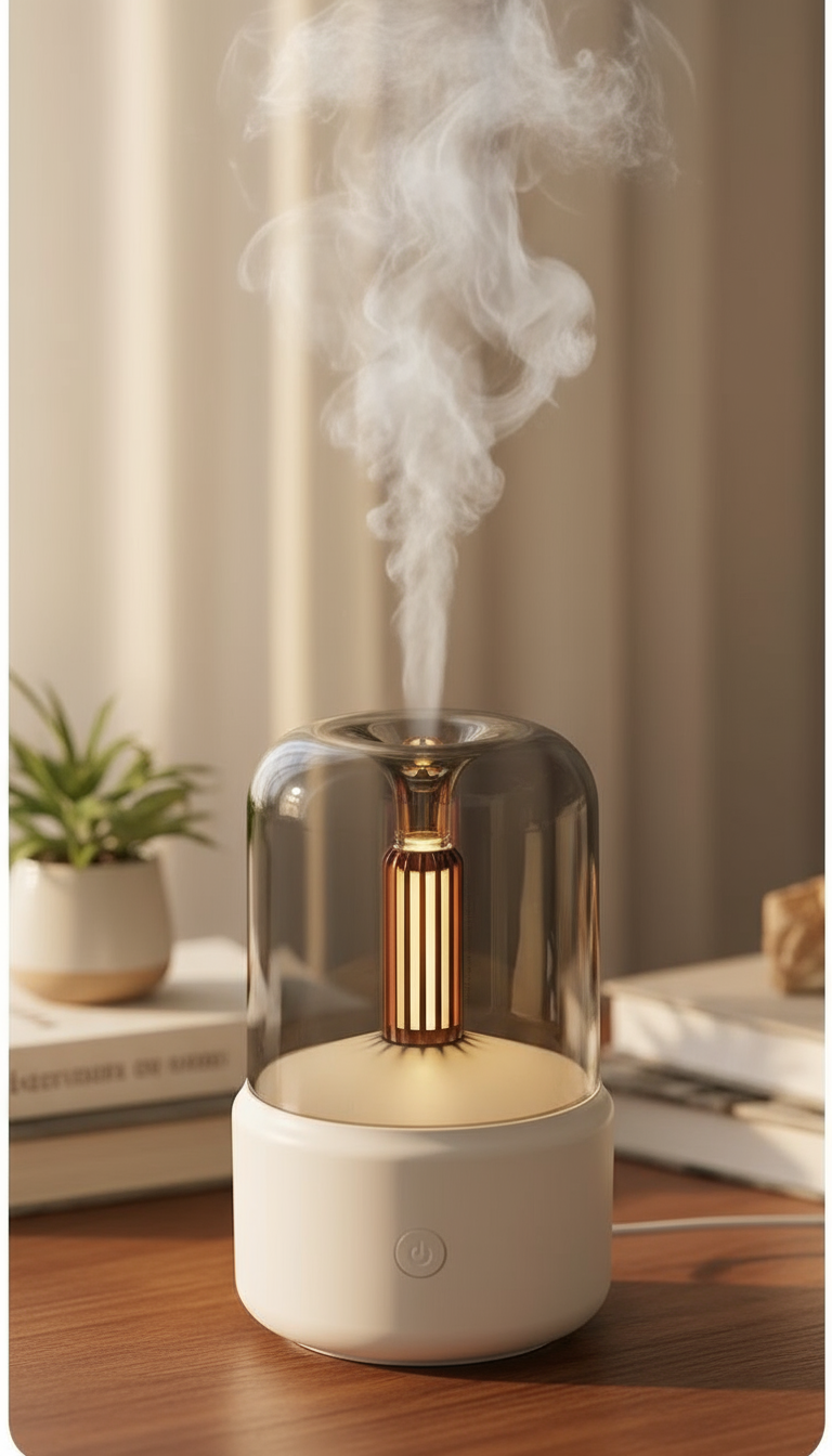 FlameAura Candlelight Essential Oil Diffuser