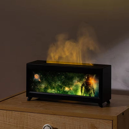 🔥 FireGlow Fireplace Essential Oil Diffuser Bring the Warmth of a Real Flame Home