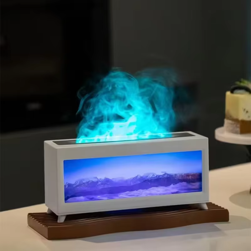 🔥 FireGlow Fireplace Essential Oil Diffuser Bring the Warmth of a Real Flame Home