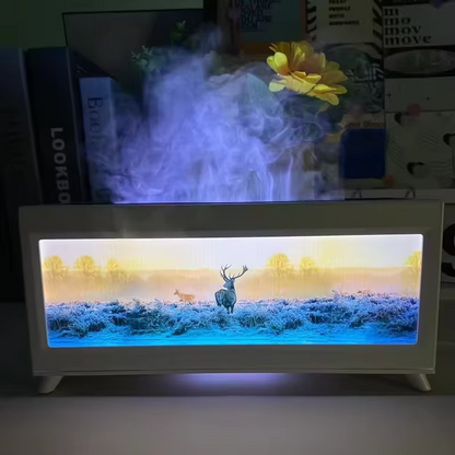 🔥 FireGlow Fireplace Essential Oil Diffuser Bring the Warmth of a Real Flame Home