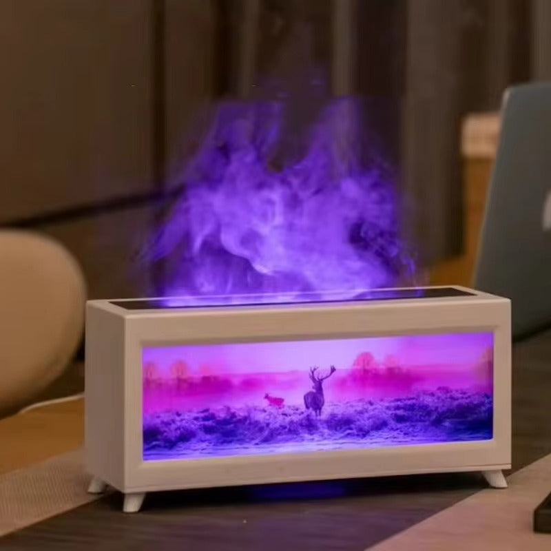 🔥 FireGlow Fireplace Essential Oil Diffuser Bring the Warmth of a Real Flame Home