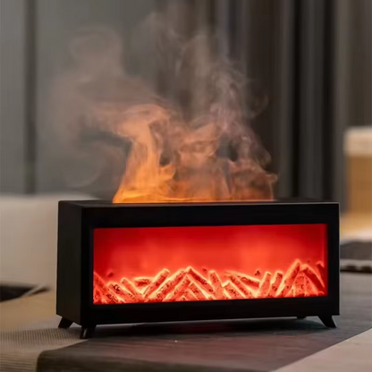 🔥 FireGlow Fireplace Essential Oil Diffuser Bring the Warmth of a Real Flame Home