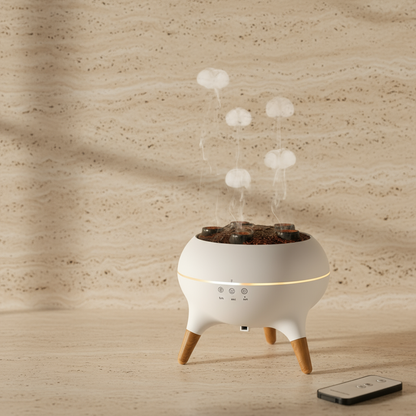 JellyGlow 5-Spray Aroma Diffuser — Elevate Your Space with Light, Mist & Calm