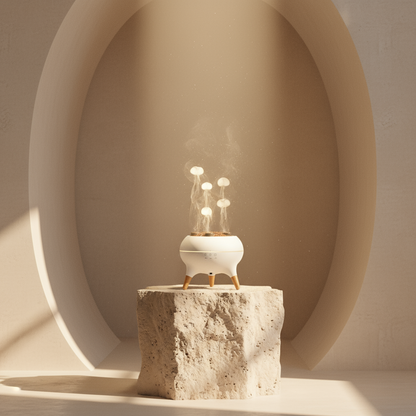 JellyGlow 5-Spray Aroma Diffuser — Elevate Your Space with Light, Mist & Calm