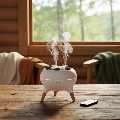 JellyGlow 5-Spray Aroma Diffuser — Elevate Your Space with Light, Mist & Calm
