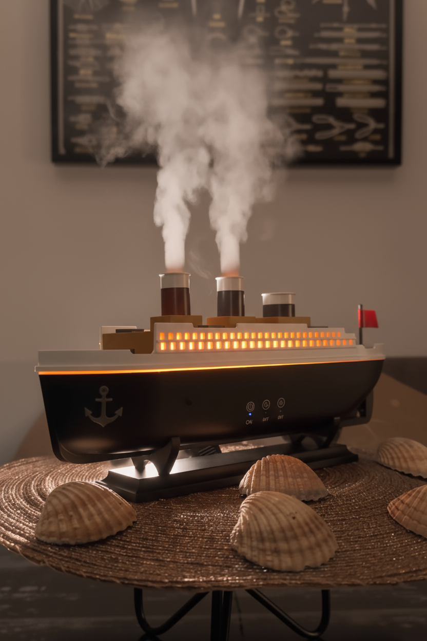 🛳️ Titanic Mist Luxury Ship Humidifier & Aromatherapy Diffuser