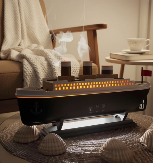 🛳️ Titanic Mist Luxury Ship Humidifier & Aromatherapy Diffuser