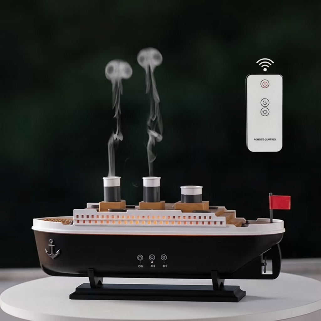 🛳️ Titanic Mist Luxury Ship Humidifier & Aromatherapy Diffuser
