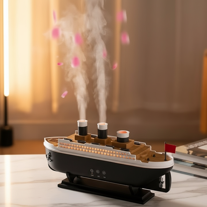 🛳️ Titanic Mist Luxury Ship Humidifier & Aromatherapy Diffuser