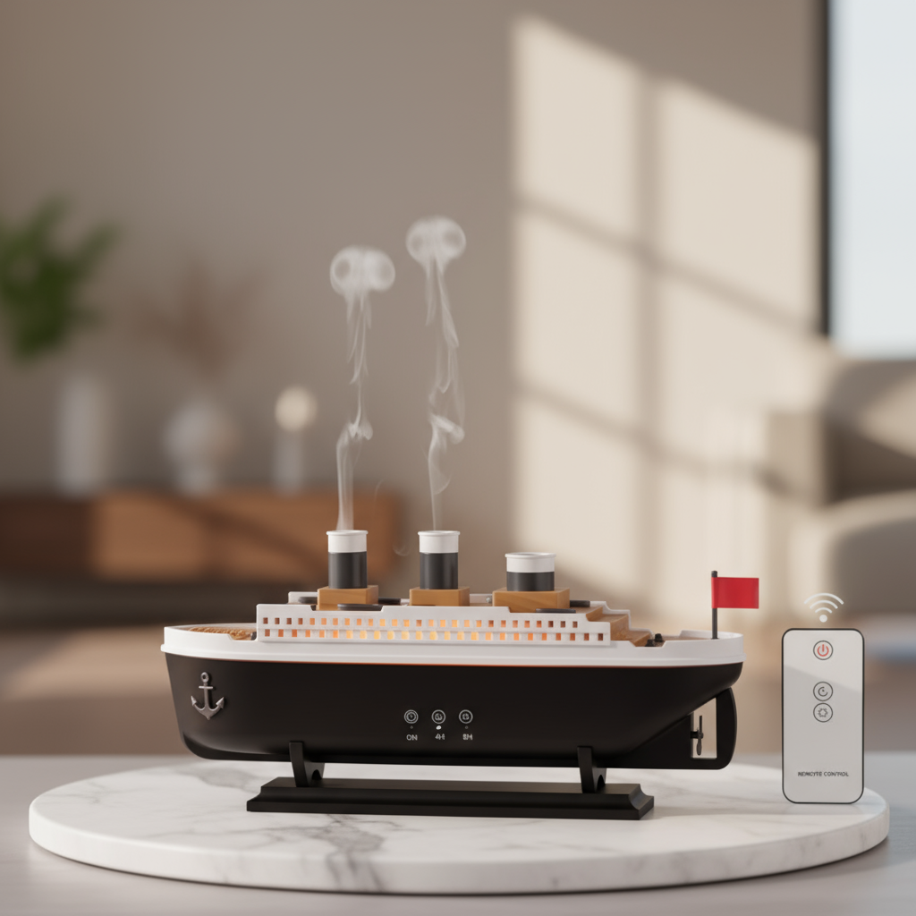 🛳️ Titanic Mist Luxury Ship Humidifier & Aromatherapy Diffuser