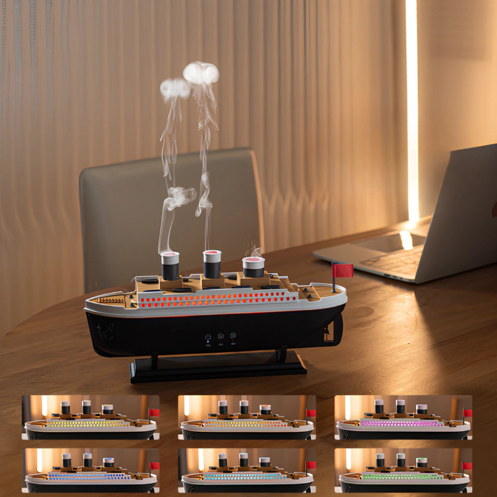 🛳️ Titanic Mist Luxury Ship Humidifier & Aromatherapy Diffuser