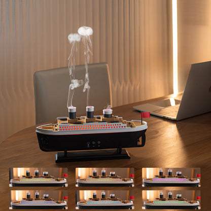 🛳️ Titanic Mist Luxury Ship Humidifier & Aromatherapy Diffuser