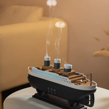🛳️ Titanic Mist Luxury Ship Humidifier & Aromatherapy Diffuser