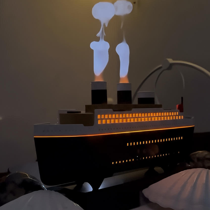🛳️ Titanic Mist Luxury Ship Humidifier & Aromatherapy Diffuser