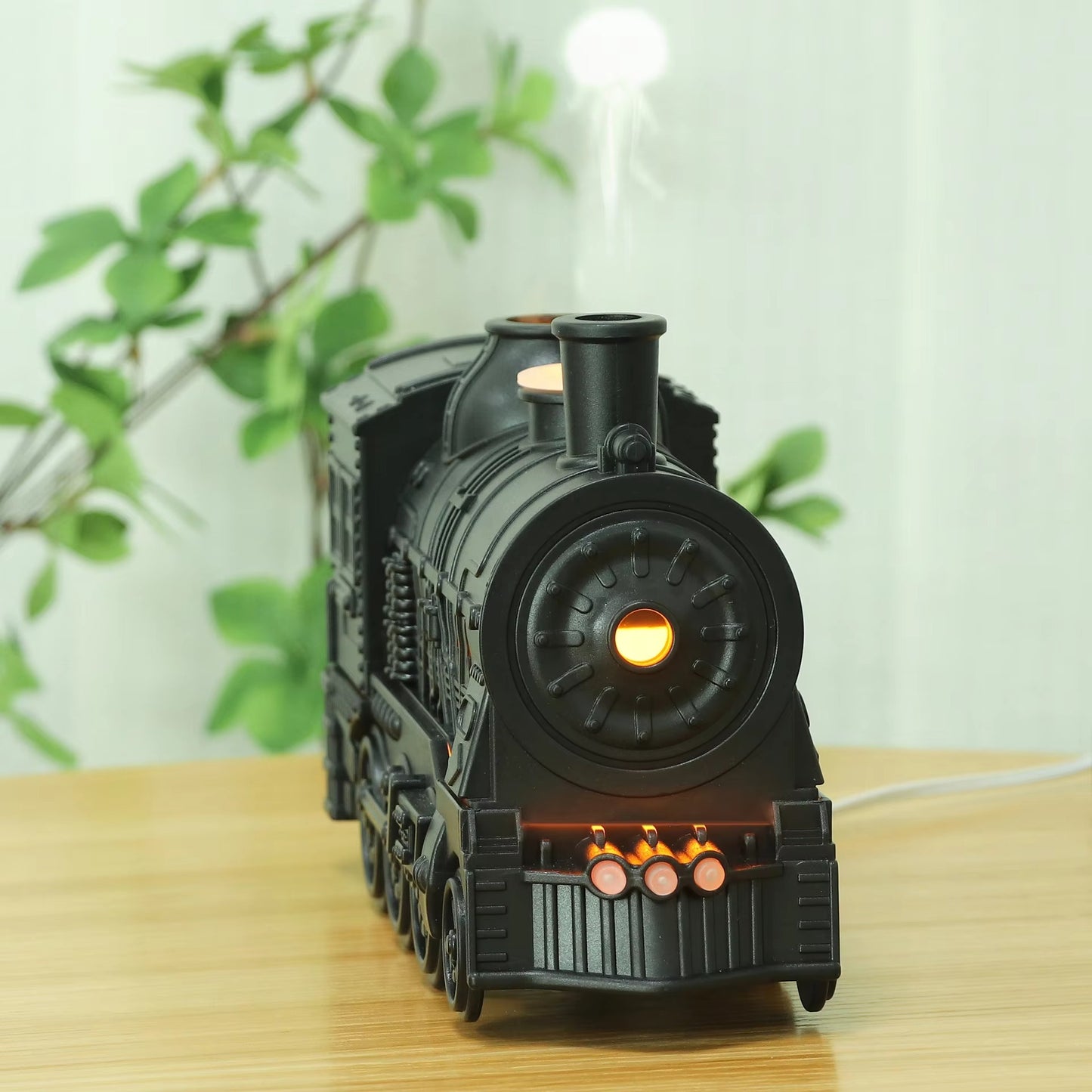 🚄 Train Ultrasonic Aromatherapy Diffuser & Air Humidifier – 300ml Remote Control