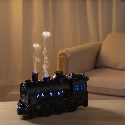 🚄 Train Ultrasonic Aromatherapy Diffuser & Air Humidifier – 300ml Remote Control