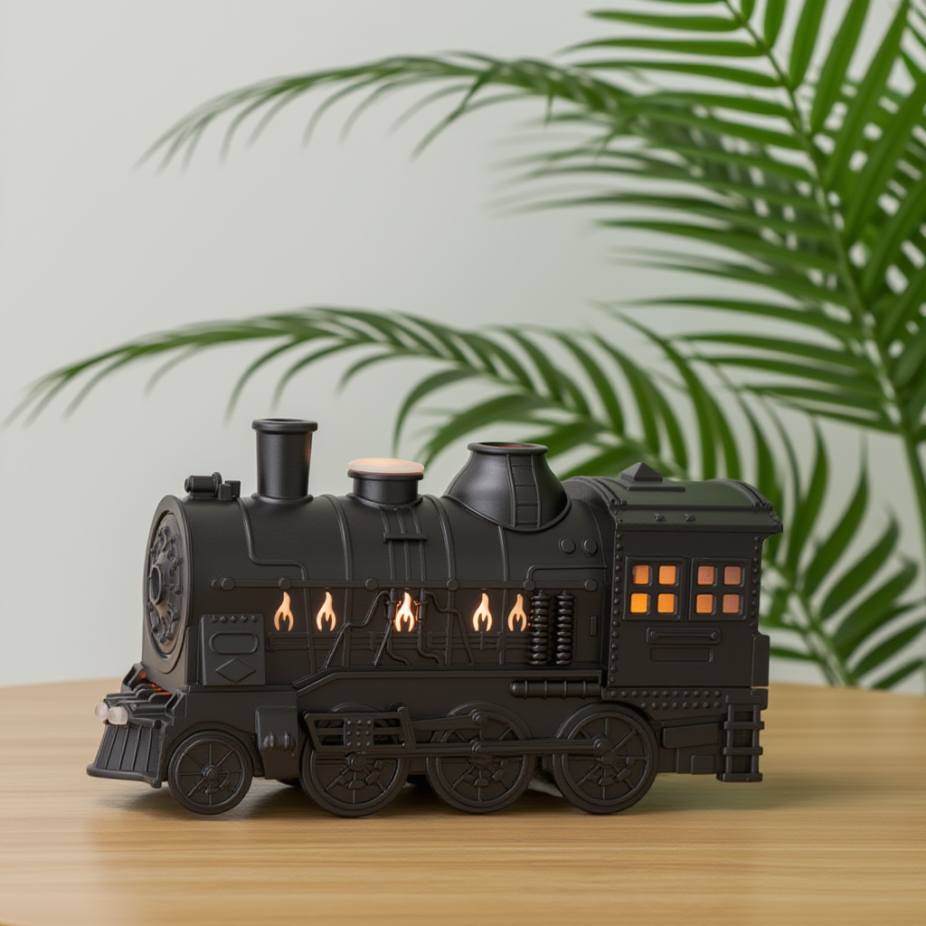 🚄 Train Ultrasonic Aromatherapy Diffuser & Air Humidifier – 300ml Remote Control