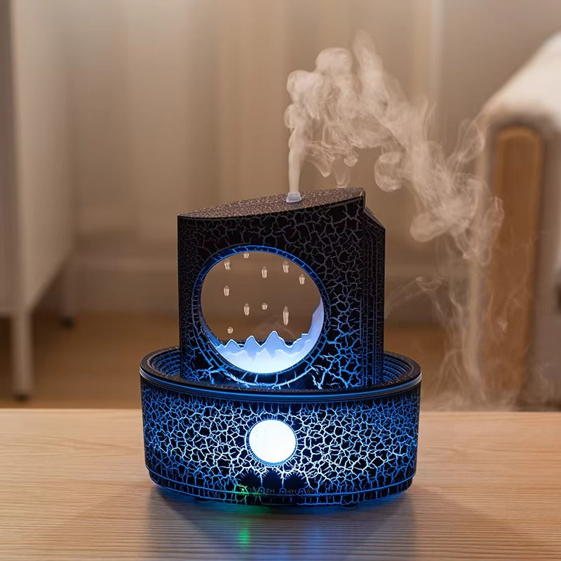 🌧️ZenCloud Rain Diffuser – Calming Mist & Ambient Light for Stress Relief