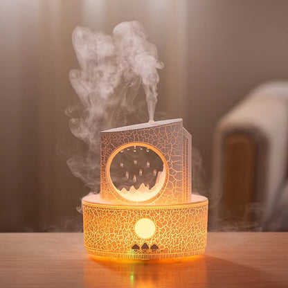 🌧️ZenCloud Rain Diffuser – Calming Mist & Ambient Light for Stress Relief