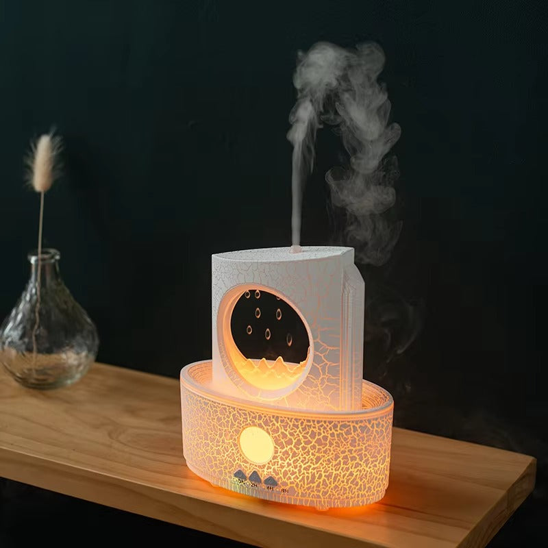 🌧️ZenCloud Rain Diffuser – Calming Mist & Ambient Light for Stress Relief